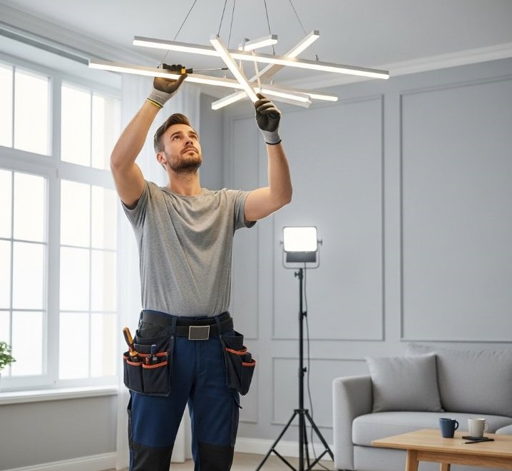 led avize montajı