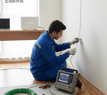 fiber daire içi kablo çekimi